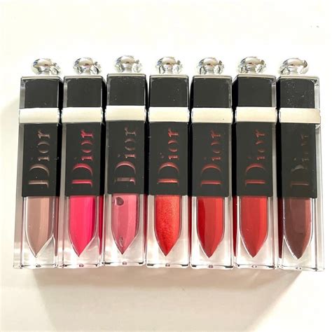 dior lip lacquer plump swatches|Dior lacquer lip gloss.